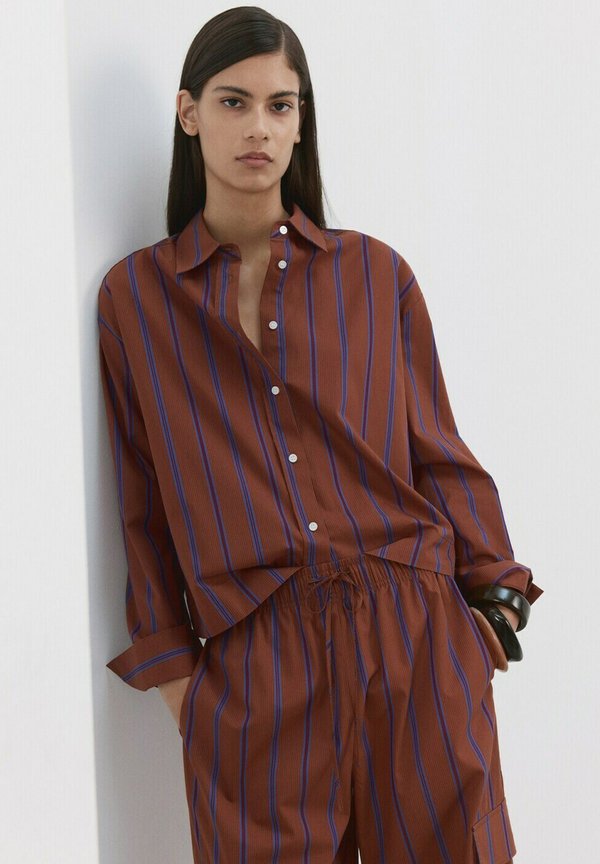 Mango Button-down blouse - orange