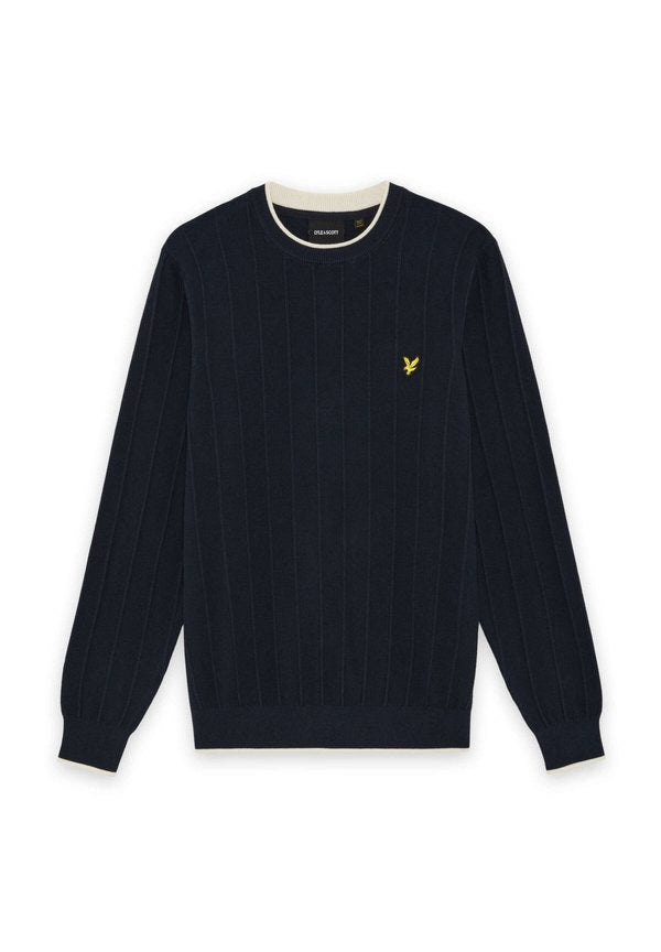 Lyle & Scott MID TIPPED CREW NECK