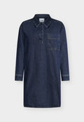 Marc O'Polo DENIM DENIM DRESSES, OVERSIZED FIT, LONGSLEEVE