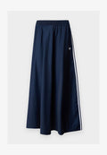 adidas Originals FIREBIRD SKIRT - Maxi skirt - night indigo/white