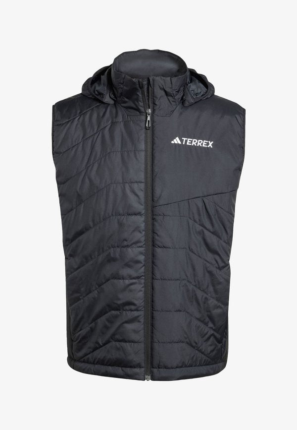 adidas Sportswear HOODED - Waistcoat - black