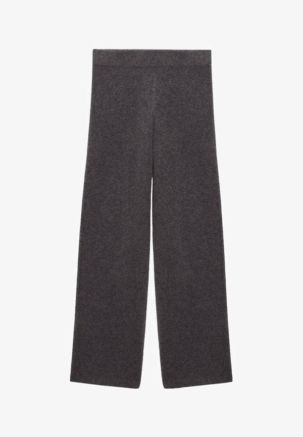 Mango STRAIGHT - Trousers - anthracite