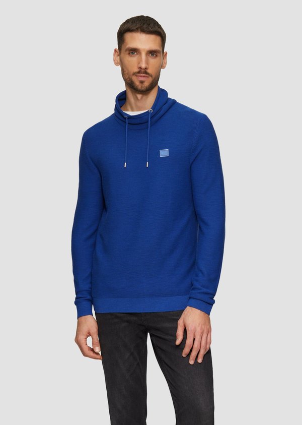 s.Oliver PULLOVER MIT SCHALKRAGEN