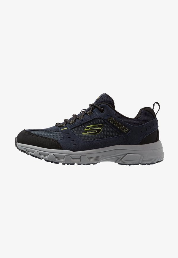 Skechers OAK CANYON - Trainers - navy/lime