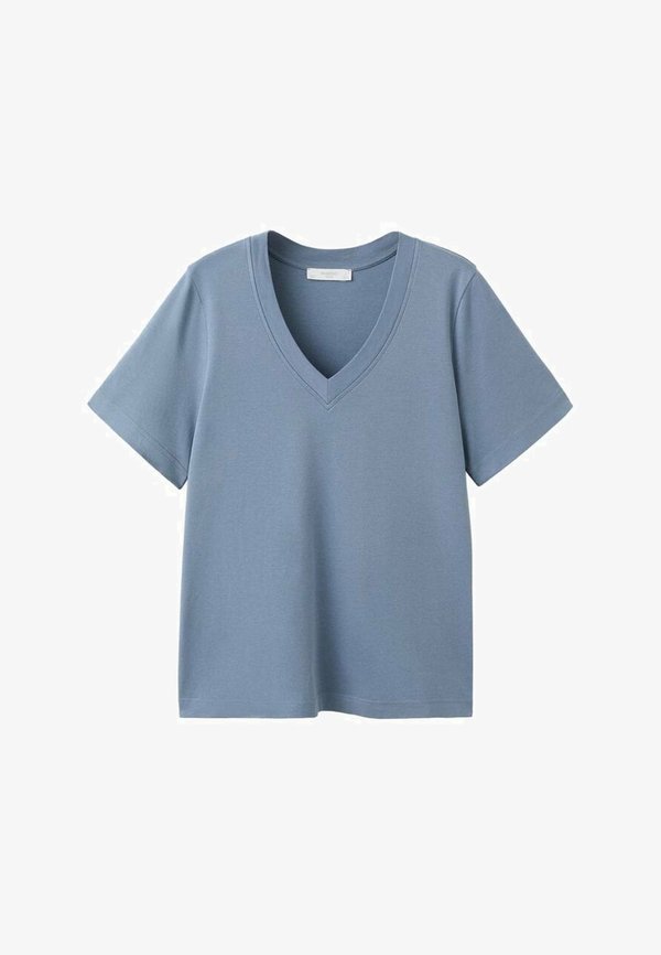Mango Basic T-shirt - blue