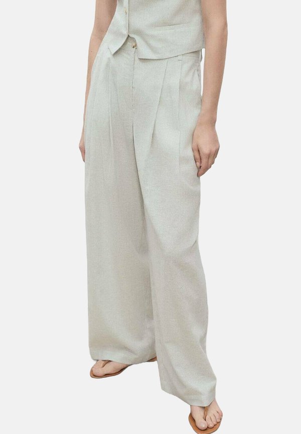 Mango BALI - Trousers - off-white