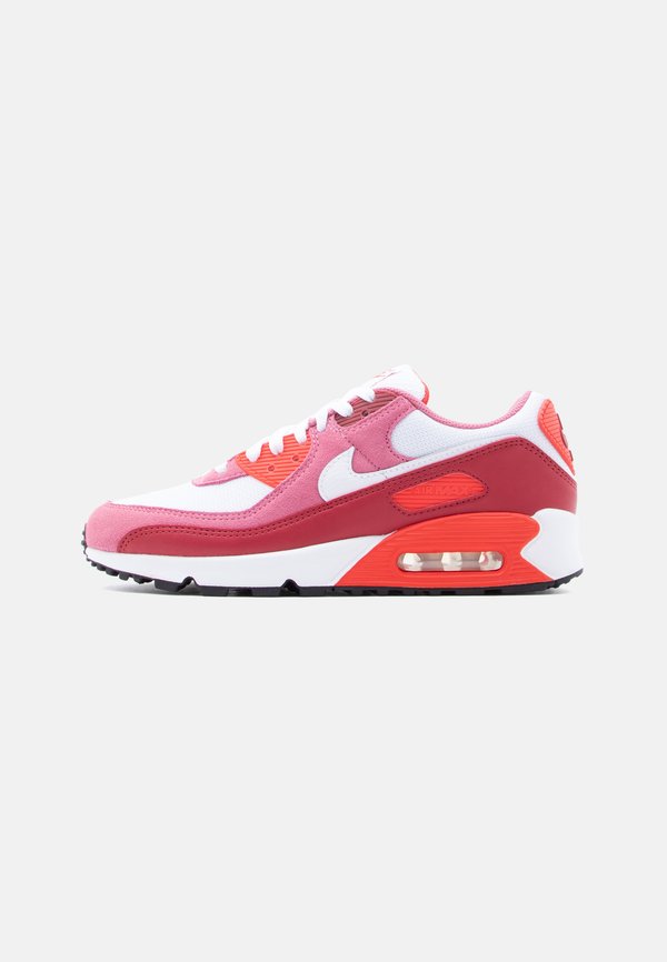 Nike Sportswear AIR MAX 90 ESS - Trainers - peony/white/light crimson/team crimson/black