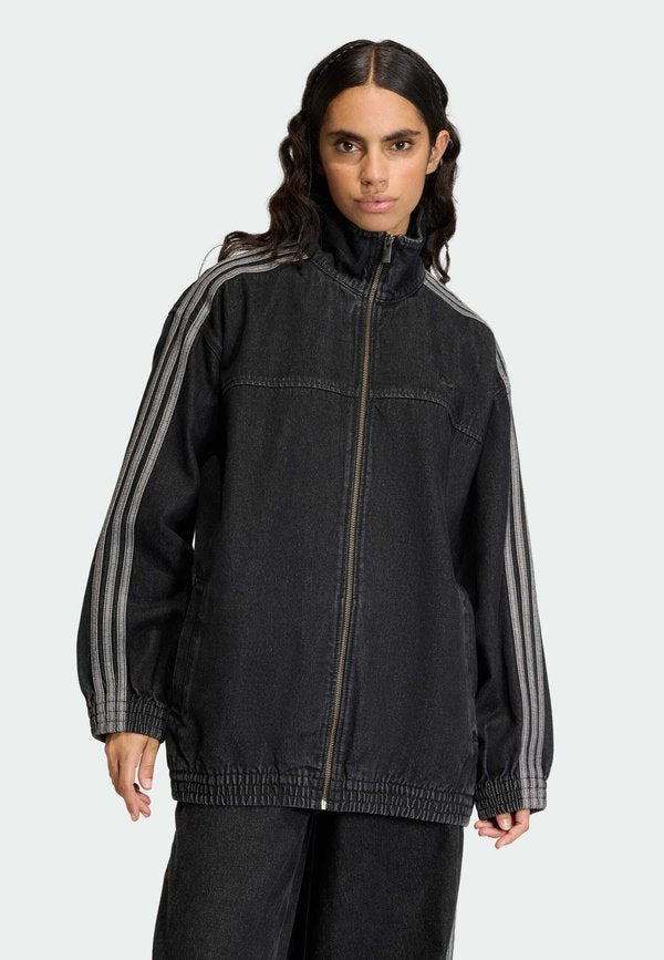adidas Originals FIREBIRD - Denim jacket - true black denim