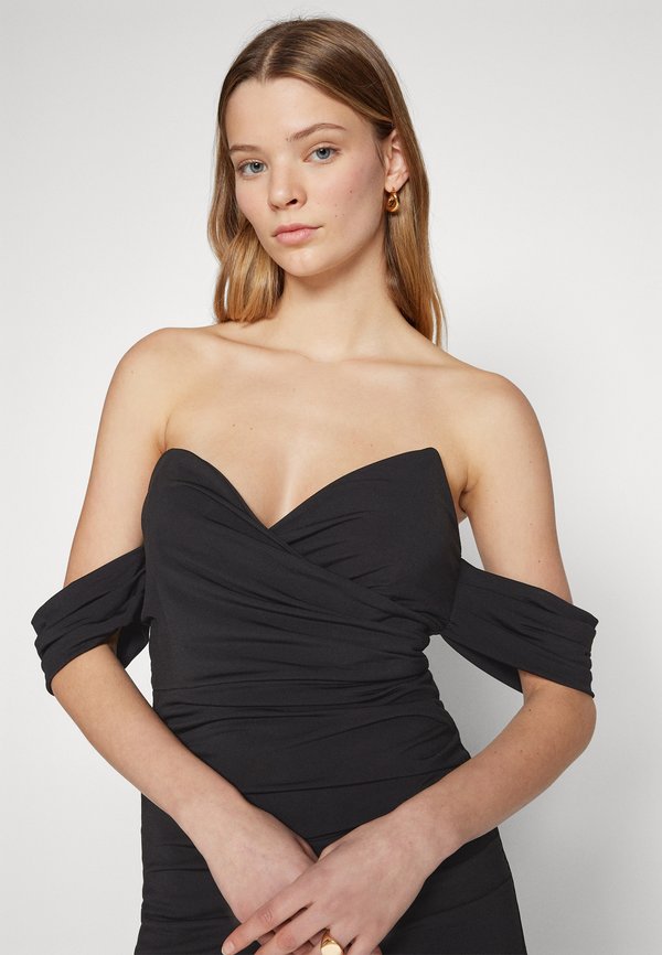 WAL G. DIMOND V-NECK MAXI
