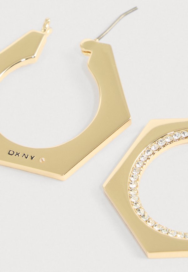 DKNY PAVE HEX HOOP