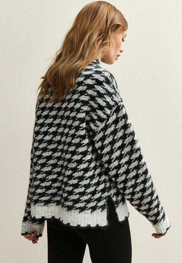 New Look HOUNDSTOOTH HIGH NECK