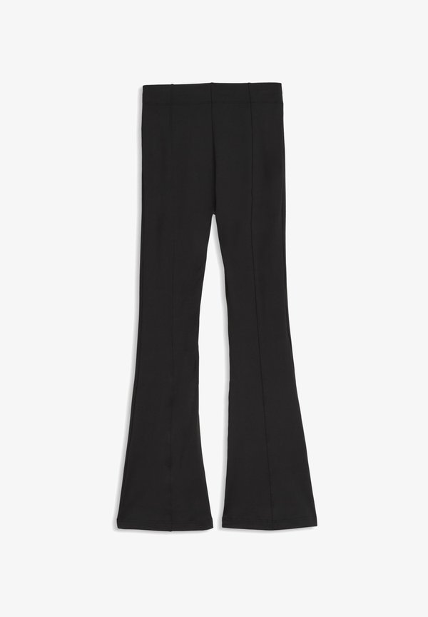 Puma ESSENTIALS FLARED PINTUCK LEGGINGS - Leggings - Trousers - black