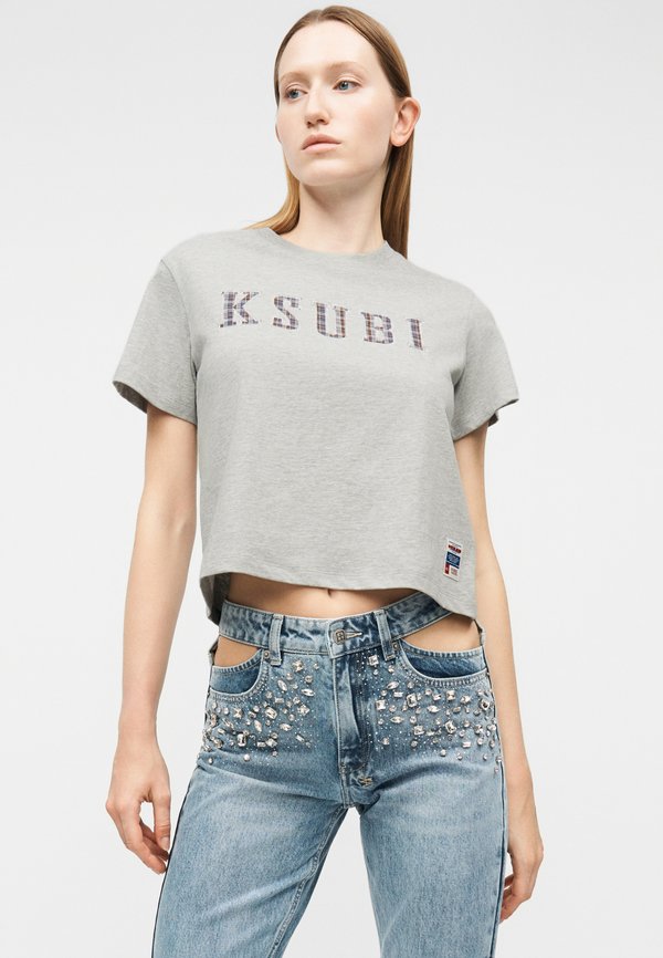 Ksubi PLAID SHRUNKEN TEE