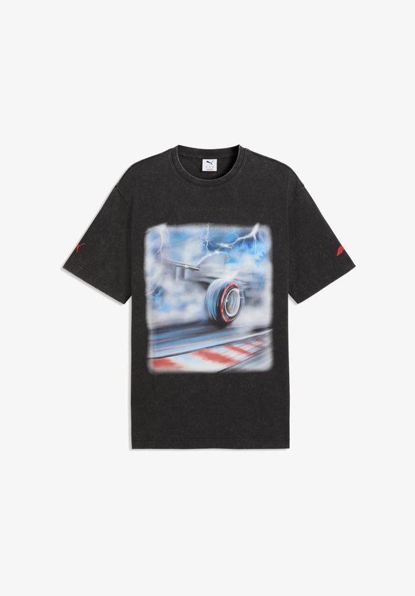 Puma F1® TYRE RELAXED - Print T-shirt - black