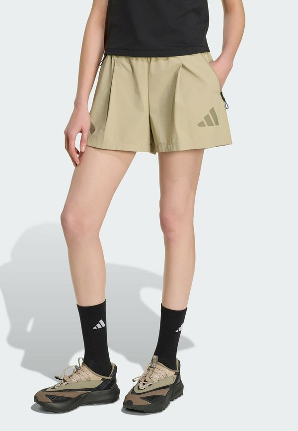 adidas Sportswear ADIDAS Z.N.E. WOVEN - Sports shorts - brown