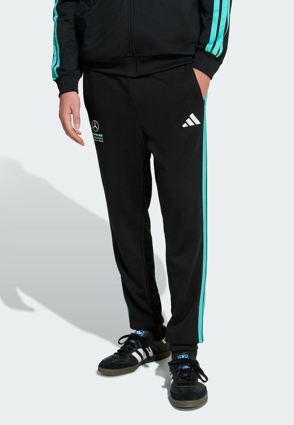adidas Performance MERCEDES - AMG PETRONAS FORMULA 1 TEAM DNA  - Tracksuit bottoms - black   semi mint rush