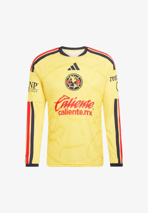 adidas Performance CLUB AMERICA 26/27 HOME JERSEY LONG SLEEVE - Football jersey - yellow