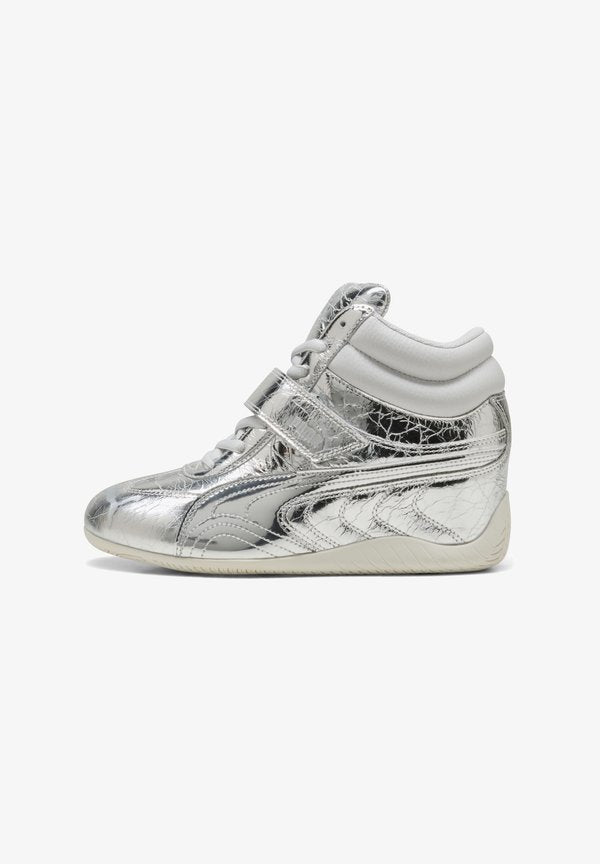 Puma SPEEDCAT WEDGE LUSTRE WNS - High-top trainers - puma silver