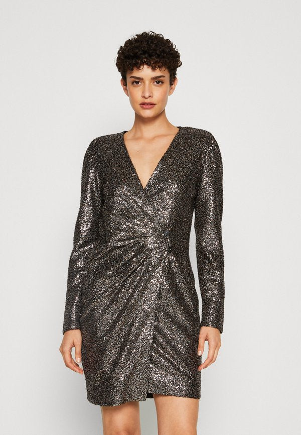 Scotch & Soda MINI DRESS IN MIXED SEQUINS