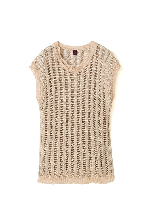 Stefanel OPENWORK  WITH TWO-TONE YARN