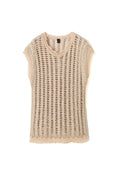 Stefanel OPENWORK  WITH TWO-TONE YARN