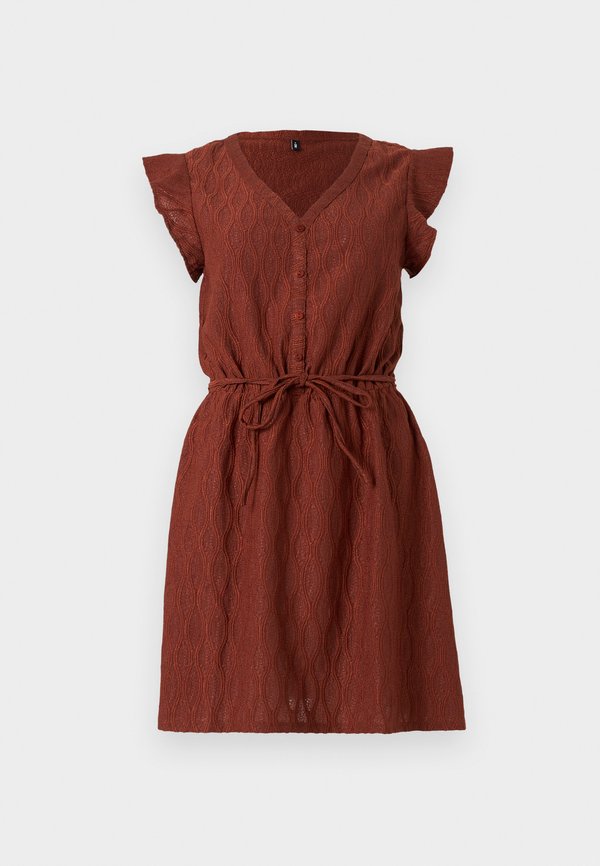 ONLY ONLAYA V NECK TIE DRESS