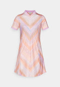 Callaway STRIPED SHORTSLEEVE DRESS