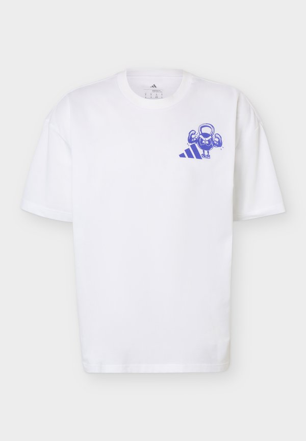 adidas Performance FUN TRAINING GRAPHIC - Sports T-shirt - white