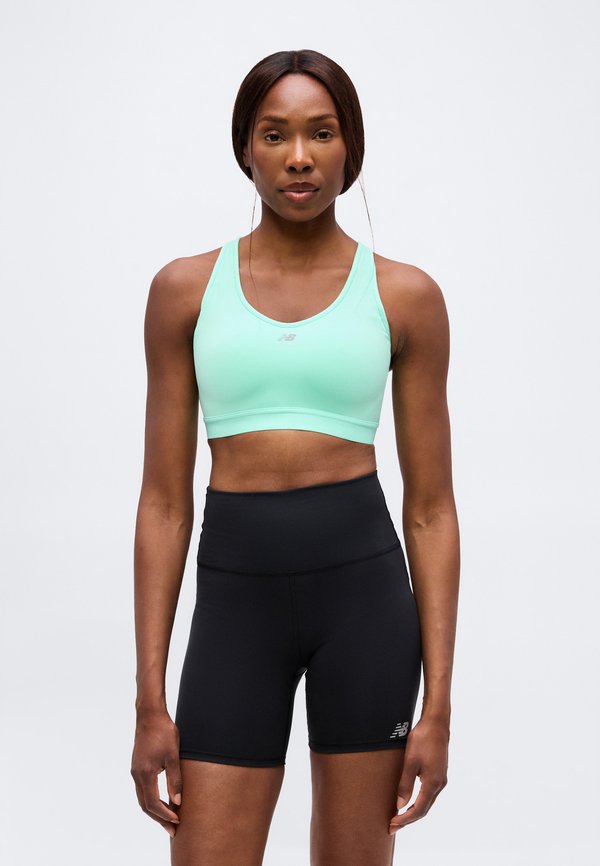 New Balance NB ESSENTIAL RUN BRA - High support sports bra - bright mint