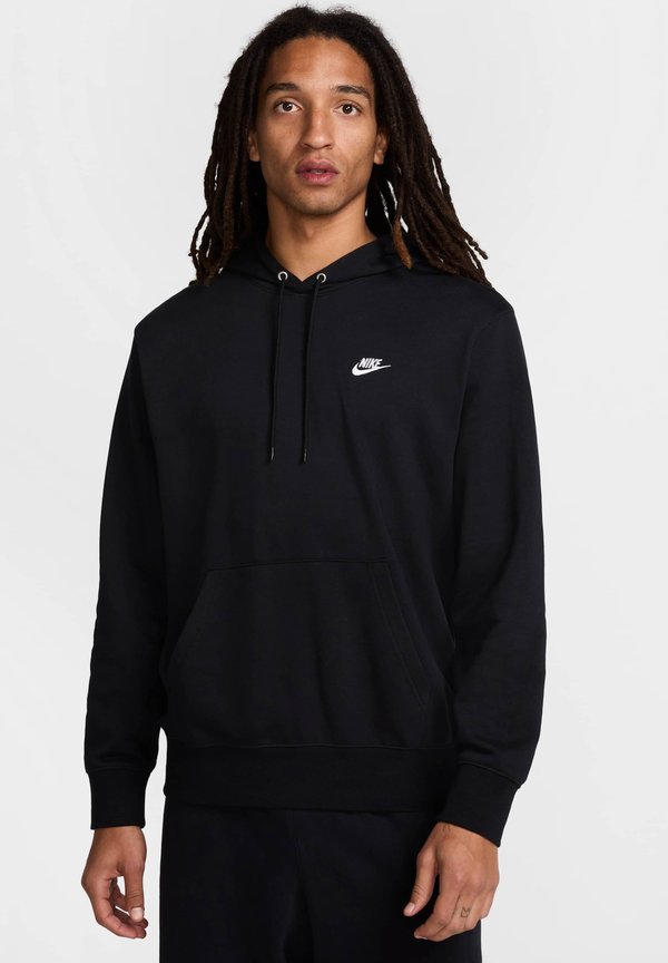 Nike Sportswear M NK CLUB FT PO HOODIE - Hoodie - black black white