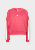 adidas Sportswear ESSENTIALS 3 STRIPES - Sweatshirt - power pink/white
