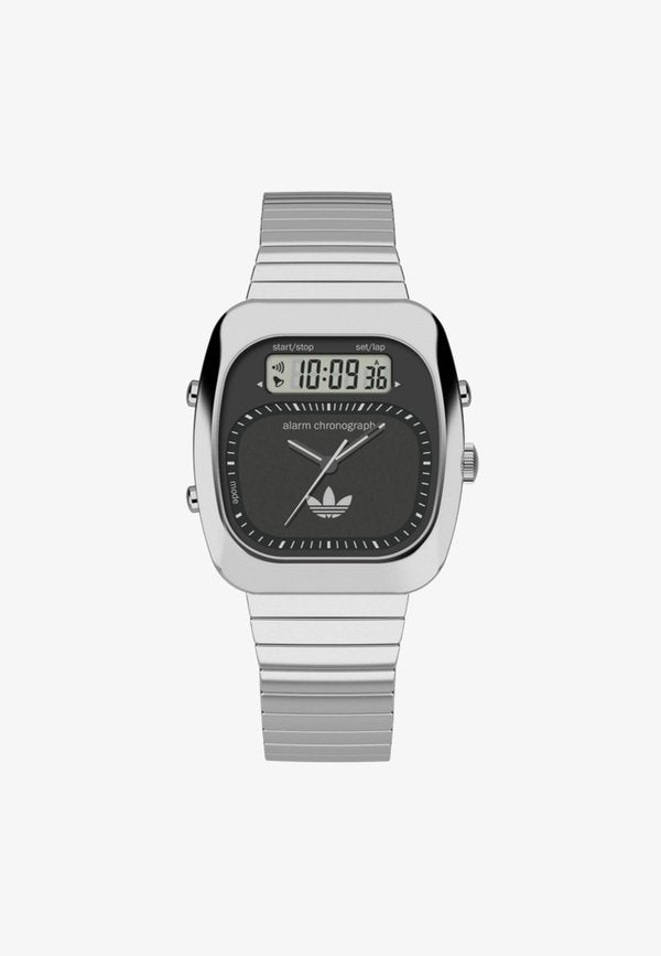 adidas Originals RETRO WAVE THREE - Watch - silver tone