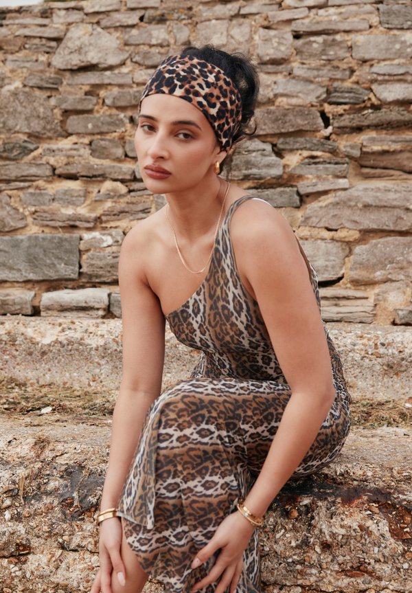 House of Sunny LEOPARD ASYMMETRIC DRESS