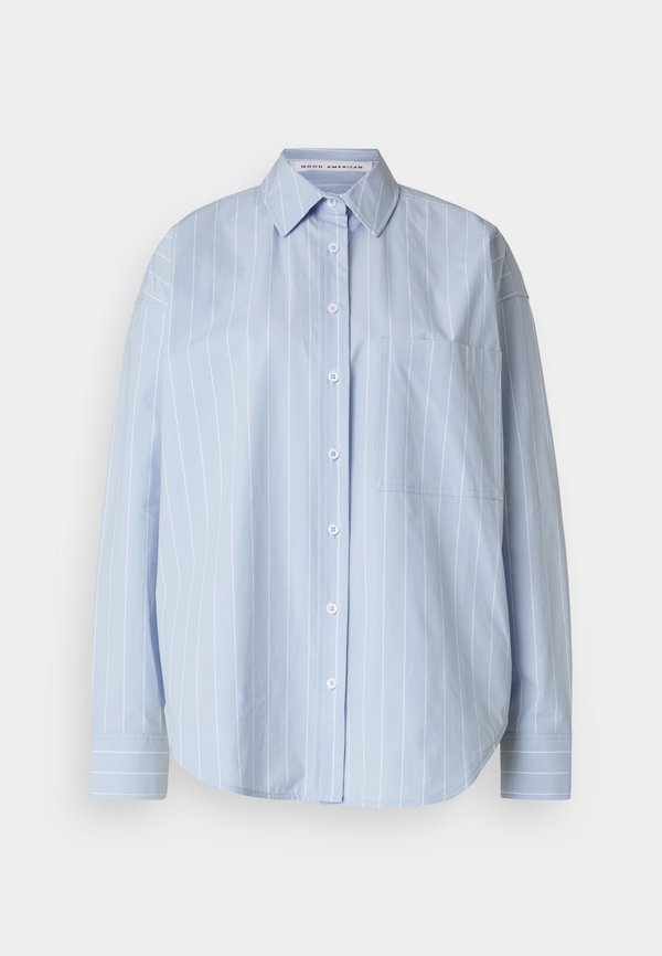 Good American OVERSIZED STRIPE SHIRT