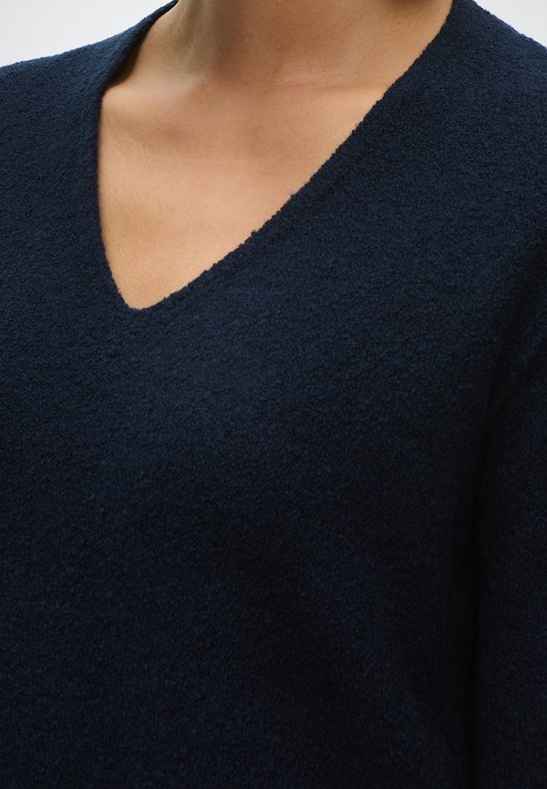 TOM TAILOR KNIT BOUCLE V-NECK