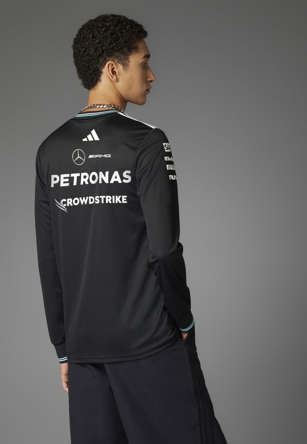 adidas Originals AMG PETRONAS FORMULA ONE TEAM DRIVER AUTHENTIC LONG SLEEVE - Long sleeved top - black   white