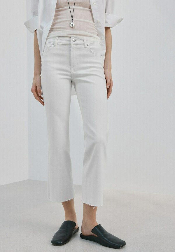 Mango Slim fit jeans - white