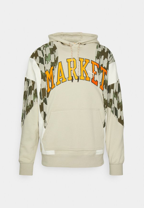 Puma MARKET RELAXED HOODIE UNISEX - Hoodie - putty