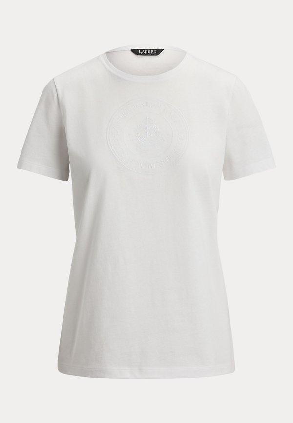 Lauren Ralph Lauren EMBROIDERED CREST COTTON JERSEY TEE