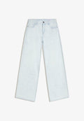 Bershka WIDE-LEG -  - Wide Leg - light blue