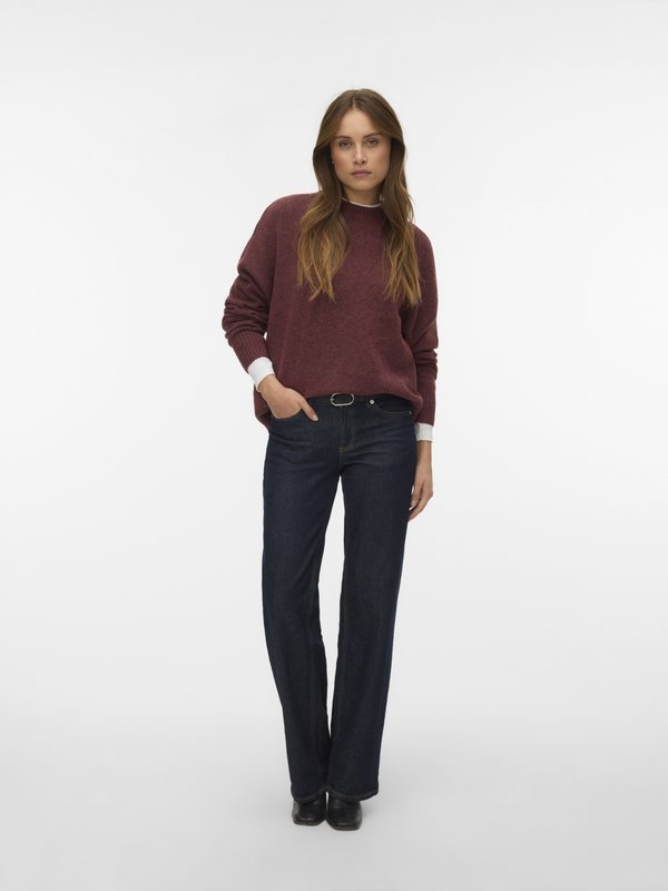 Vero Moda VMBOOM LS O-NECK PULLOVER GA NOOS