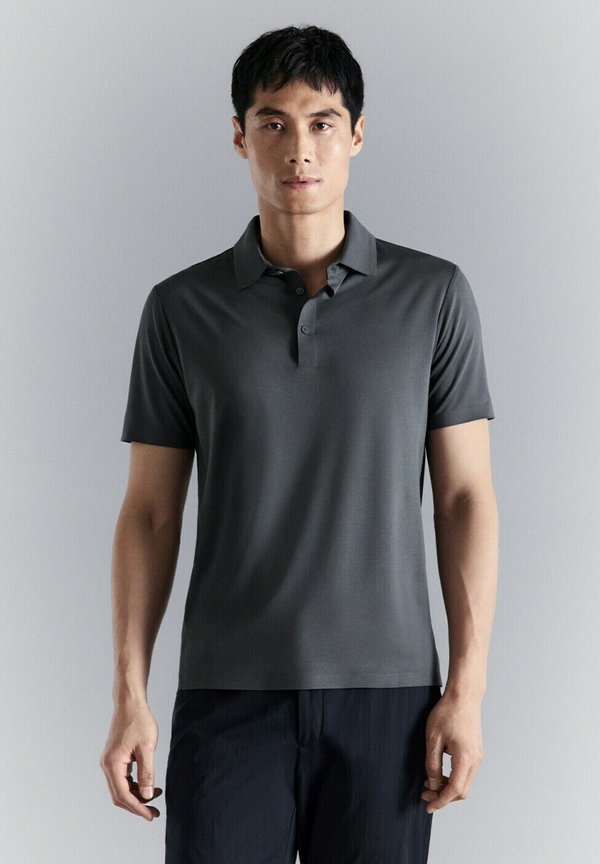 Mango Polo shirt - dark grey