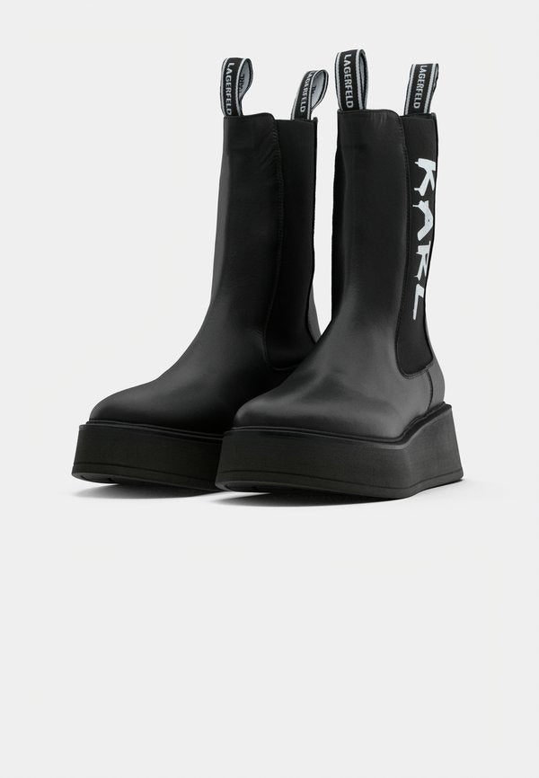 KARL LAGERFELD ZEPHYR MIDI GORE BOOT