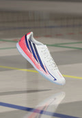 adidas Performance F50 HYPERFAST CLUB IN - Indoor football boots - footwear white/solar purple/solar turbo