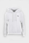Calvin Klein Jeans EMBROIDERY HOODIE - Hoodie - bright white