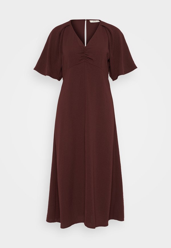 JDY JDYDIVYA RUCHING MIDI DRESS