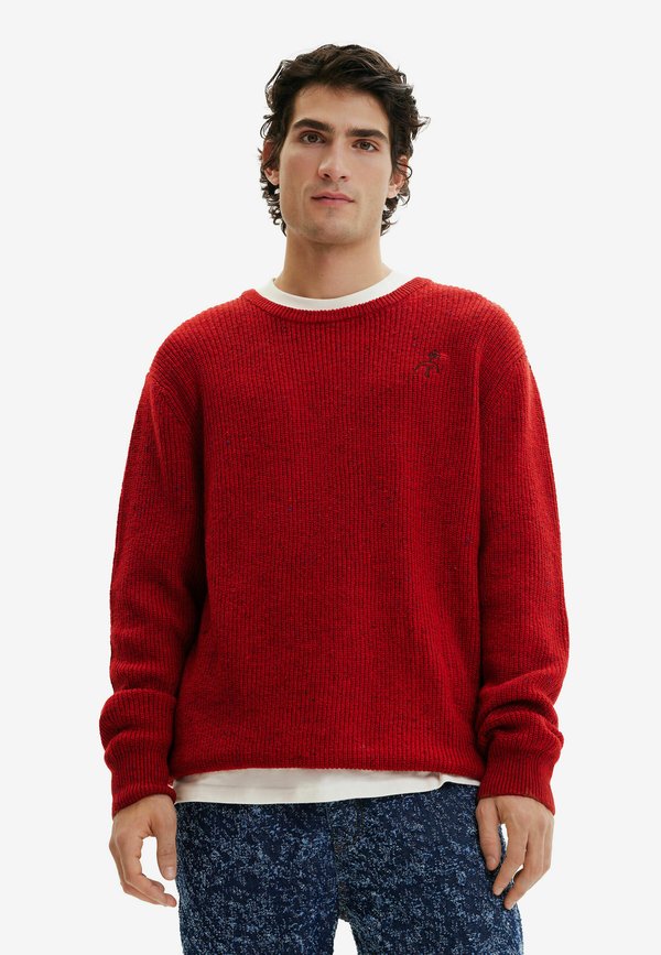 Desigual EMBROIDERED RIBBED