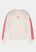 adidas Sportswear ESSENTIALS THREE STRIPES FLEECE - Sweatshirt - alumina/pure ruby