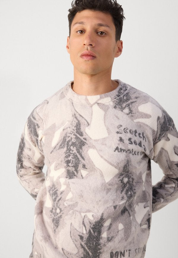 Scotch & Soda PRINTED DROPPED SHOULDER