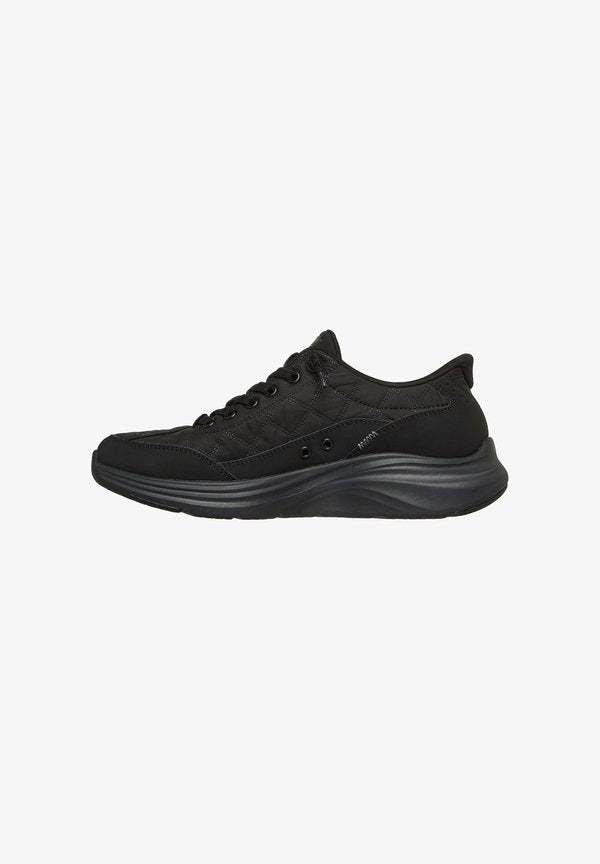 Skechers CONTOUR FOAM - Trainers - black mesh/duraleather/leather/trim